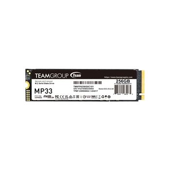 TEAMGROUP SSD TM8FP6256G0C101 256GB MP33 M.2 PCIe NVMe 1.3 SSD Retail