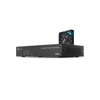 TP-Link Network Video Recorder VIGI NVR1004H-4P-2TB 4Channel PoE Network Video Recorder 2TB Retail