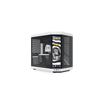 HYTE Case CS-HYTE-Y70TTI-WB Y70 touch infinite midTower ATX Temper Glass Panda Retail