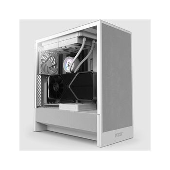 NZXT Case CC-H52FW-01 H5 Flow ATX Mid Tower Temper Glass White Retail