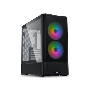 Lian-Li Case LANCOOL 207 Black Mid Tower TG 2x3.5"HDD or 2.5"SSD Black Retail