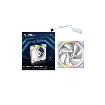 Lian-Li Fan 12SL1W1W UNI FAN SL 120 Wireless RGB 120mm Fan White Retail