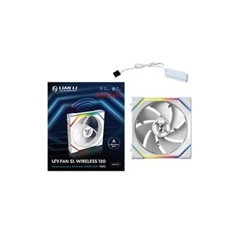 Lian-Li Fan 12RSL1W1W UNI FAN SL 120 Wireless RGB 120mm Fan Reverse Blade White Retail