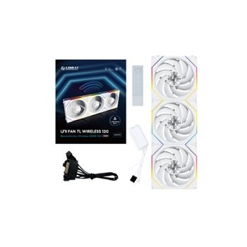 Lian-Li Fan 12TL1W3W FDB fan White 120x120x28 mm 3 pcs Retail