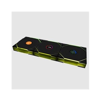 Lian-Li Fan 12TLLCD1W3B FDB fan Black 120x120x28 mm 3 pcs Retail