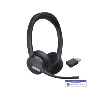 Yealink Headphone 1208685 WH64 Hybrid Dual Teams DECT and Bluetooth Hybrid Wireless Retail