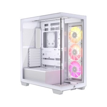 Corsair Case CC-9011281-WW iCUE LINK 3500X RGB Tempered Glass Mid-Tower White ATX Retail