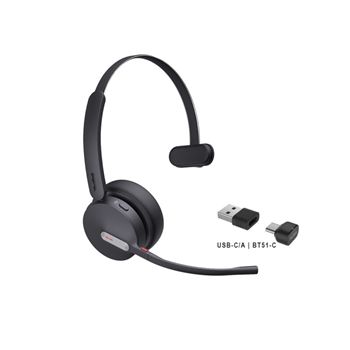 Yealink Headphone 1208706 BH70 Mono UC USB-C/A Essential Bluetooth Retail