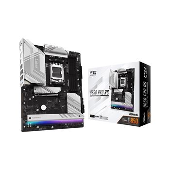 ASRock Motherboard B850 Pro RS AMD B850 AM5 Max256GB DDR5 ATX Retail