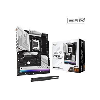 ASRock Motherboard B850 Pro RS WiFi AMD B850 AM5 Max256GB DDR5 ATX Retail