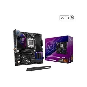ASRock Motherboard B850M Riptide WiFi AMD B850 AM5 Max256GB DDR5 Micro ATX Retail