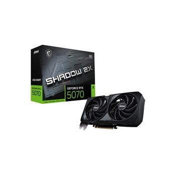 MSI Video Card G5070-12S2C GeForce RTX 5070 12G SHADOW 2X OC 12GB GDDR7 192bit PCIE Retail