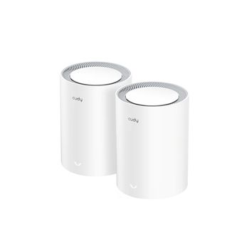 Cudy Networking M3000(2-Pack) AX3000 Wi-Fi 6 Mesh 2.5G Solution 2-Pack Retail
