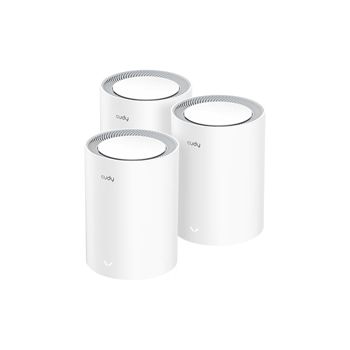 Cudy Networking M3000(3-Pack) AX3000 Wi-Fi 6 Mesh 2.5G Solution 3-Pack Retail
