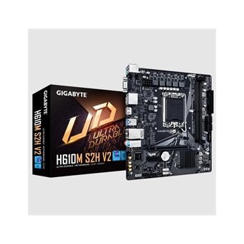 Gigabyte Motherboard H610M S2H V2 H610 LGA1700 Max128GB DDR5 Micro ATX Retail
