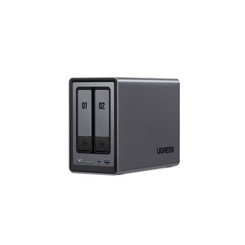 UGREEN Network Attached Storage DXP2800 2-Bay Intel N100 8GB DDR5 2xM.2 PCIe Slots Diskless Retail