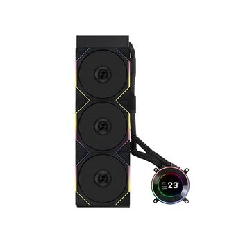 Lian-Li Fan HS2LCD36TB 2.1" LCD 3xUNI FAN Radiator Black Retail