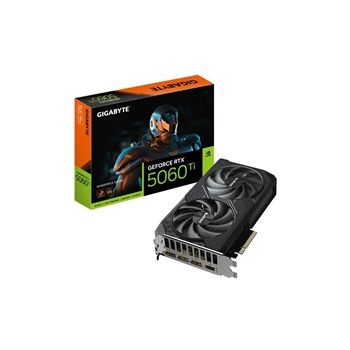 Gigabyte Video Card GV-N506TWF2OC-8GD GeForce RTX 5060 Ti WINDFORCE OC 8G 8GB GDDR7 Retail