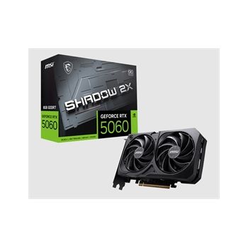 MSI Video Card G5060-8S2C GeForce RTX 5060 8G SHADOW 2X OC 8GB GDDR6 128B Retail