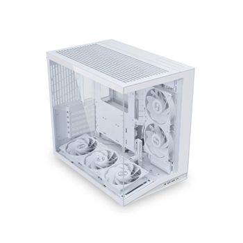 Lian-Li Case O11DMIV2FW Mini Tower White 2x2.5"SSD or 2x3.5"HDD ATX/ Micro-ATX / Mini-ITX Retail