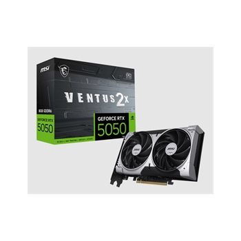 MSI Video Card G5050-8V2C GeForce RTX 5050 8G VENTUS 2X OC 8GB GDDR6 128bits Retail