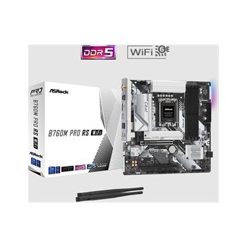 ASRock Motherboard B760M PRO RS WIFI B760 LGA1700 Max256GB DDR5 Micro ATX Retail