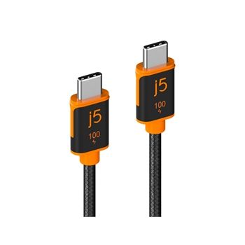 j5create Cable JUCX25L18 USB-C 100W Sync & Charge Cable Retail
