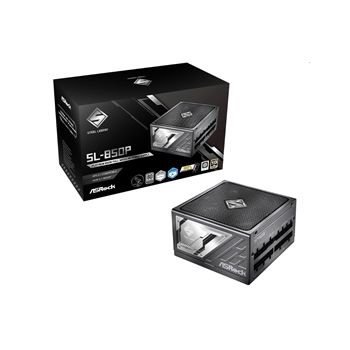 ASRock Power Supply SL-850P 850Watts ATX3.1 80+PLATINUM Fully Modular 135mm Fan Retail