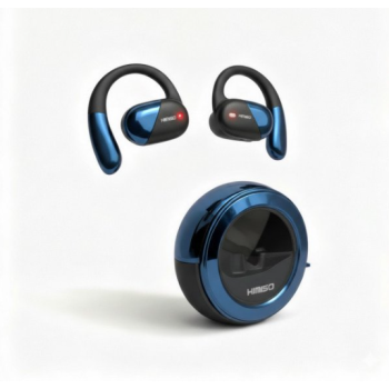 Wireless Earphones Noise Reduction Clear Sound with Lanyard Strap KMSE01 (Black)