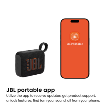JBL GO 4 Ultra-Portable Wireless Speaker - Black
