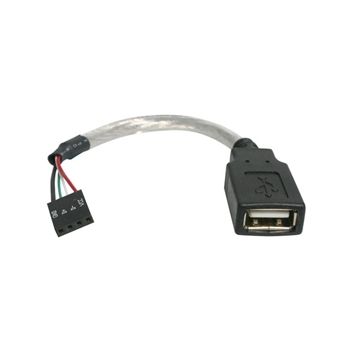 StarTech Cable USBMBADAPT 6inch Cable USB2 A Female to USB Motherboard 4Pin Header Famale/Famale Retail