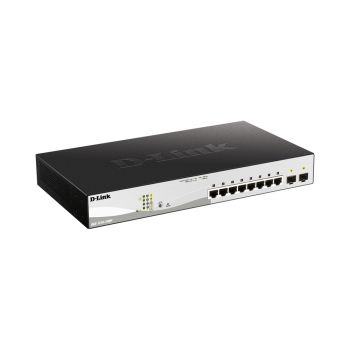 D-Link Networking DGS-1210-10MP 10PT Smart Managed Gigabit PoE Switch Borwn Box