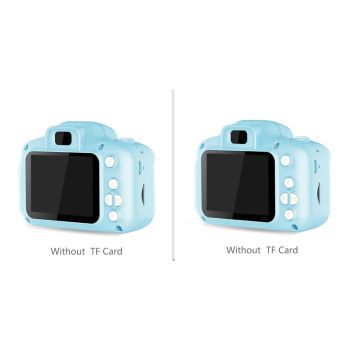 Children's HD Digital Waterproof Camera - Blue 2pcs-Without TF Card