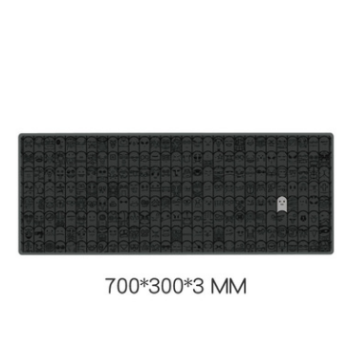 B Finger Human Gaming Mouse EXCO Computer Comfortable Large Competitive Desktop Wrist Sticker Wrist Sticker - Grey-700x300mm
