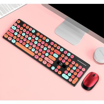 Wireless Punk Manipulator Keyboard And Mouse Set