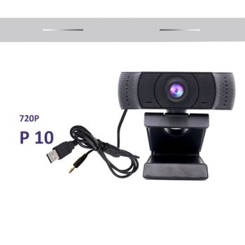 High-definition USB Computer Camera, Free Drive Computer Camera Privacy Cover - P10 HD 720P