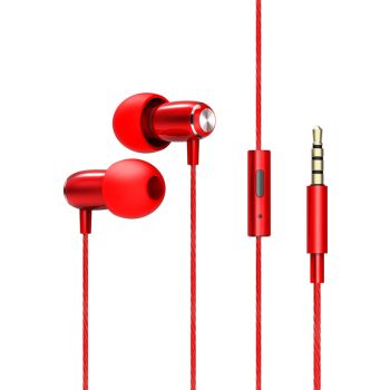 Subwoofer Phone Computer Mini Headset - Red