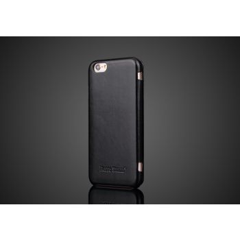 Compatible with Apple , Mobile Phone Case Flip Cover Leather All-inclusive Protective Case Leather Case - Black-Iphone6p