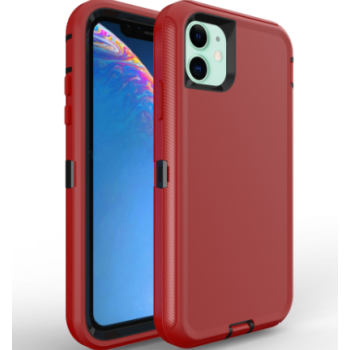 Robot Anti-drop Mobile Phone Case - Red-Iphone12pro Max