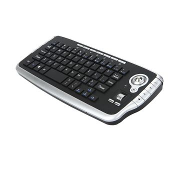Mini 2.4G wireless keyboard and mouse in one keyboard - Silver grey
