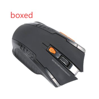 Gaming wireless 2.4G wireless optical mouse - Black boxed