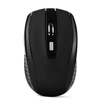 Wireless mouse matte optical mouse - Black-USB