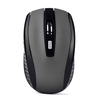 Wireless mouse matte optical mouse - Silver gray-USB