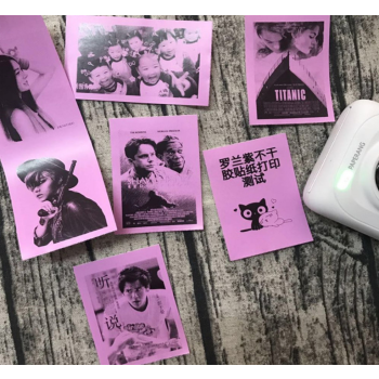 PerPage Mini Wireless Portable Thermal Printer paper - Sticker-Violet-Q3