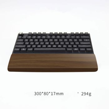 Mechanical Keyboard Wooden Hand Rest Wrist Support Wrist Pad - Brown-S