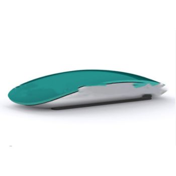 Suitable Dor  Notebook Computer Charging Aluminum Alloy Bottom Silent Touch Bluetooth Wireless Mouse - Green