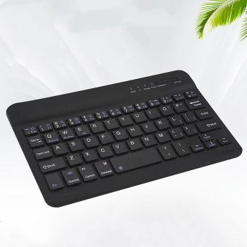 Wireless Bluetooth Keyboard Tablet Phone Computer Keyboard 7 Inch Mini Keyboard 9 Inch 10Inch Bluetooth Keyboard - Black-10 inch