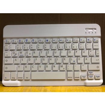 Wireless Bluetooth Keyboard Tablet Phone Computer Keyboard 7 Inch Mini Keyboard 9 Inch 10Inch Bluetooth Keyboard - White-7 inch 8 inch