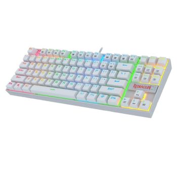 E-Sports Game 87-Key Mechanical Keyboard Green Axis - White