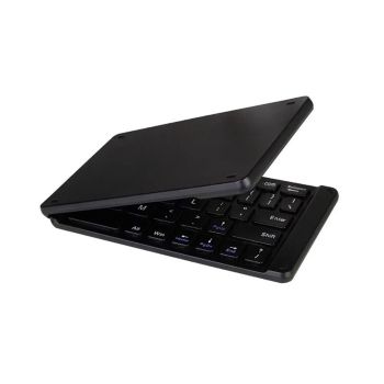 Computer Laptop Mini Folding Keyboard Portable Wireless - Black